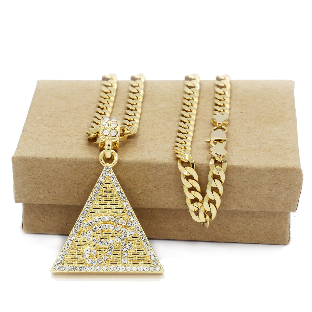 The Eye Horus Pyramid Necklace