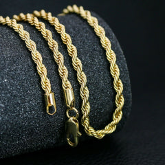 Medusa Medallion Pendant 24" Rope Chain Hip Hop 18k Jewelry Necklace