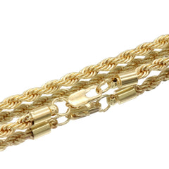 High Fashion Gold Plated 20" Fully Cz Cuban Tennis Chains & Bear Tie Pendant