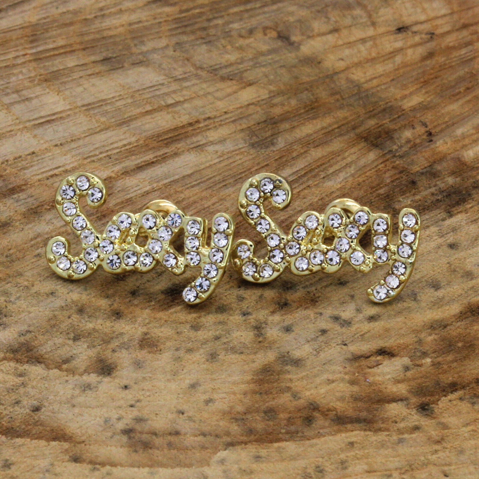 Cz SEXY GOLD FILLED EARRINGS