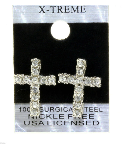 Silver Cz Cross