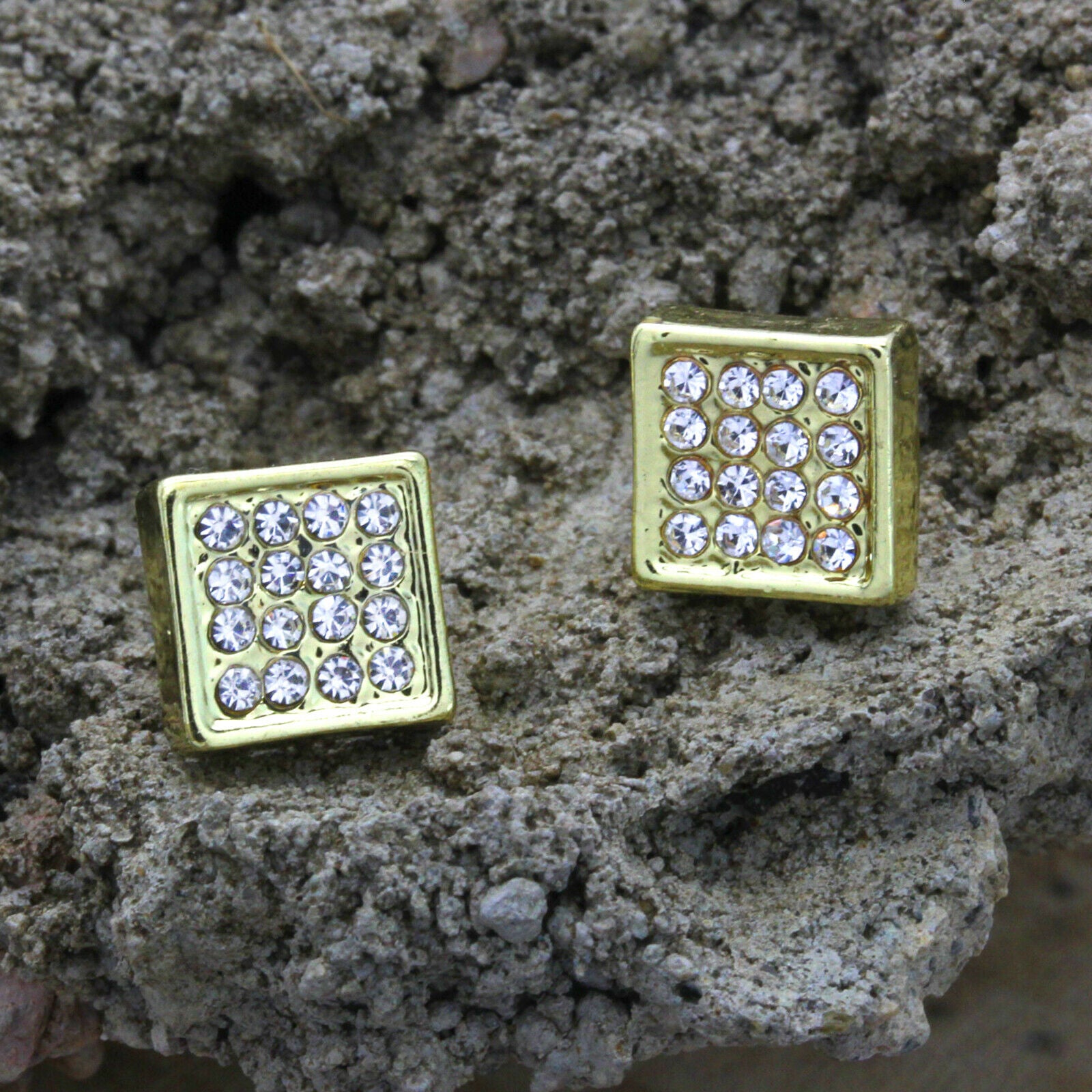 Cz Micro Pave GOLD FILLED EARRINGS
