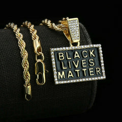 GOLD BLACK LIVES MATTER ICE OUT